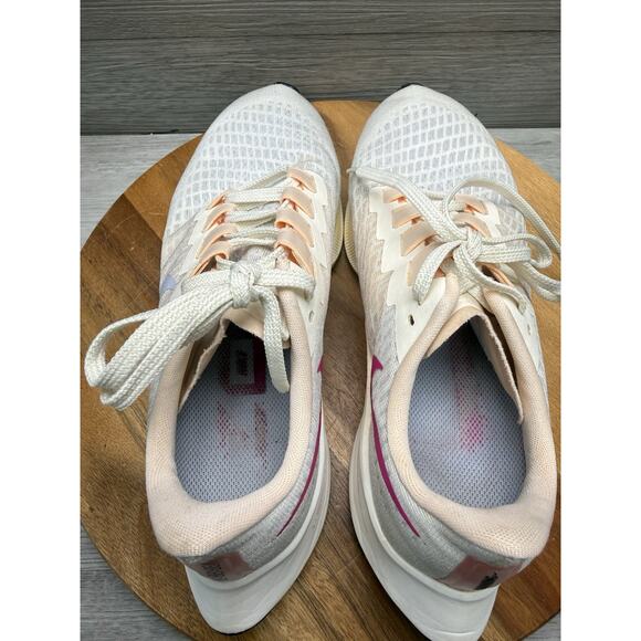 Nike Air Zoom Pegasus 37 Ivory/Ghost Running (BQ9647-102) Women Size 8 - Picture 6 of 10
